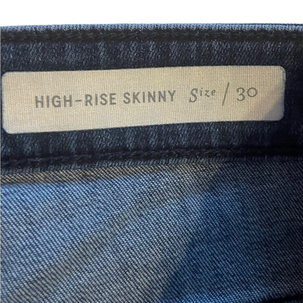 Pilcro and the Letterpress high-rise skinny jeans 30 Anthropologie denim - Picture 6 of 10